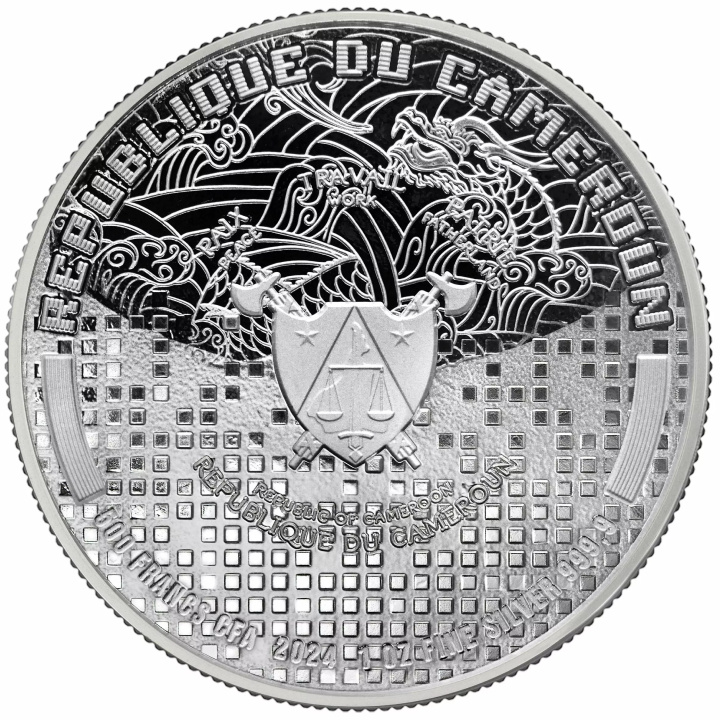 Cameroon: The Punk Universe - Silkpunk 1 oz Silver 2024 Coin