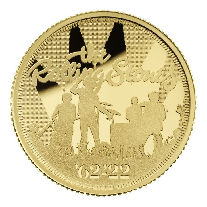 The Rolling Stones 1/4 uncji Złota 2022 Proof