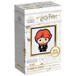 Niue: Harry Potter – Ron Weasley Chibi Coin, colorized, 1 ounce of silver, 2020, Proof.