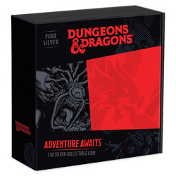 Niue: Dungeons & Dragons coloured 1 oz Silver 2023 Proof