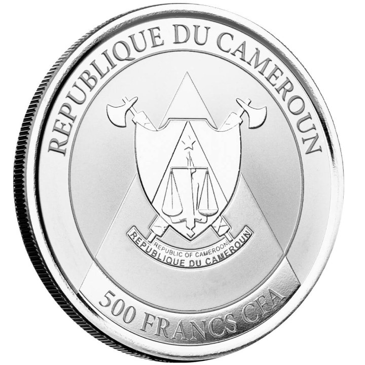 Camerún Chita 1 uncja Srebra 2022 Prooflike