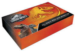 Niue: Jurassic World - Mosasaurus colorato 2 once d'argento 2022 Moneta antica