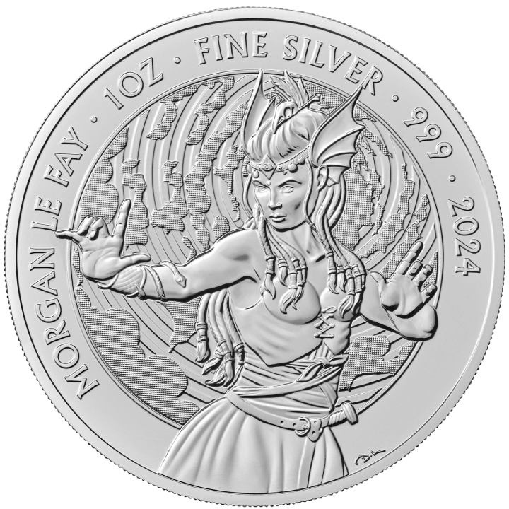 Myths & Legends: Morgan Le Fay 1 oz Silber 2024