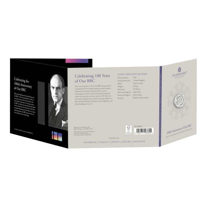 100th Anniversary of our BBC Brilliant Uncirculated Coin