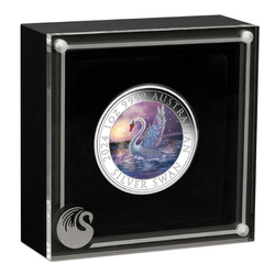 Swan coloured 1 oz Silver 2024