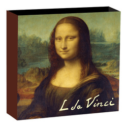 Niue: Leonardo da Vinci - Mona Lisa coloured 1 oz Silber 2022 Gilded Proof Coin