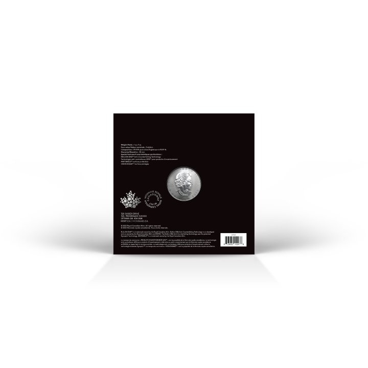 Canadian Maple Leaf 1 oz Silber 2022 Treasured