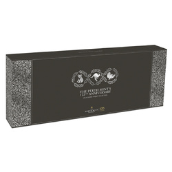 The Perth Mint’s 125th Anniversary 2024 4 x 1oz Silver Typeset Collection