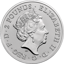 Año de la Rata 1 oz Plata Britannia PAQUETE DE 300 FICHAS 2020