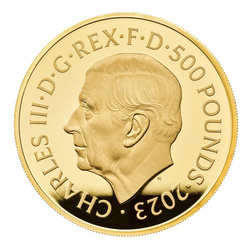 A Tudor-ház királyi állatai: Clarence bikája 5 uncia arany 2023 Proof