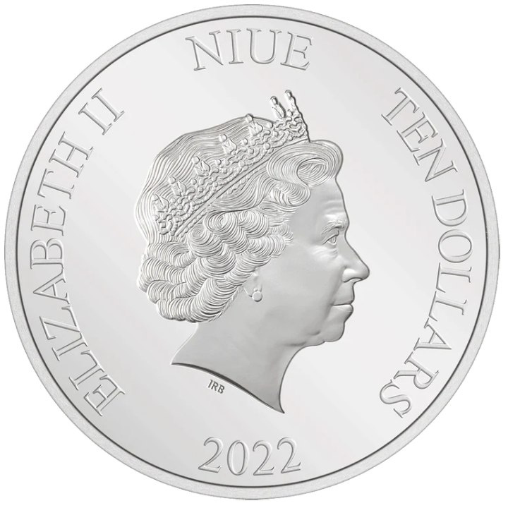 Niue: DC Comics - Aquaman 3 oz Plata 2022 Proof