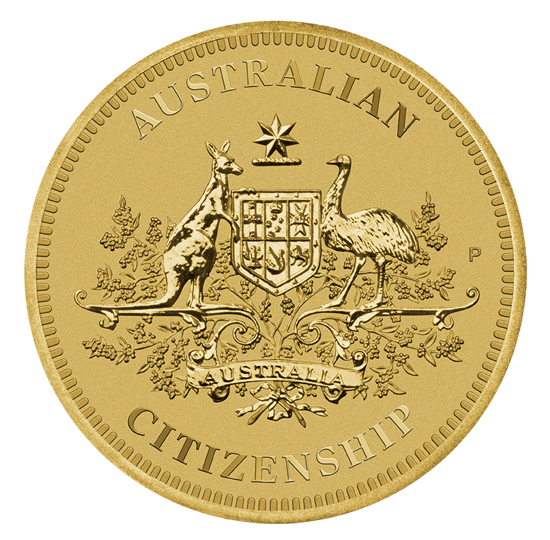 Ciudadanía Australiana $1 Aluminio Bronce 2022