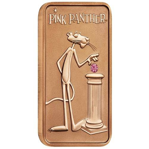 Bar Pink Panther 1 oz Pink Gold 2018 Diamond