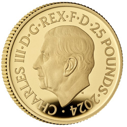 Ensemble de 6 pièces Premium Britannia en or 2024 Proof