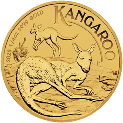Australischer Känguru 1/4 Unze Gold 2025