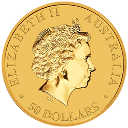 Canguro Australiano 1/2 oz Oro 2018