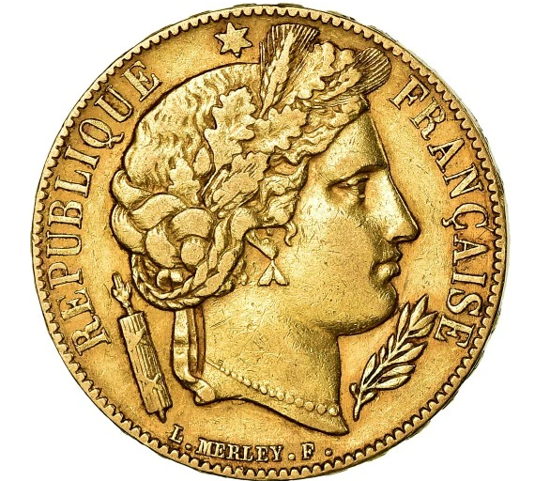 Francja, 20 Franków Ceres Różne Roczniki