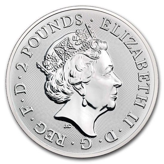 Landmarks of Britain: Buckingham Palace 1 oz Silber 2019