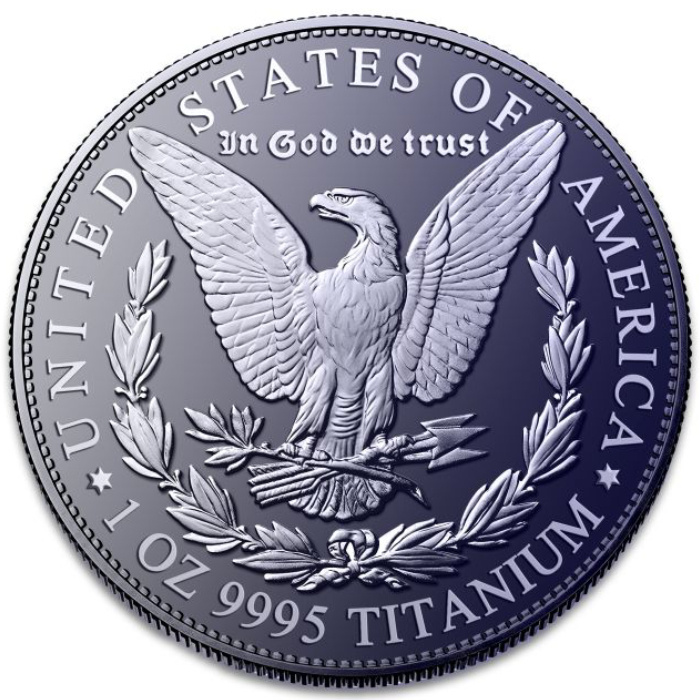 Morgan Dollar 1 Onza Titanio 2026