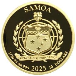 Samoa: Golden Eagle 1/10 oz Oro 2025 Prooflike