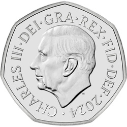 8 érme készlet Réz-nikkel Egyesült Királyság Definitive 2024