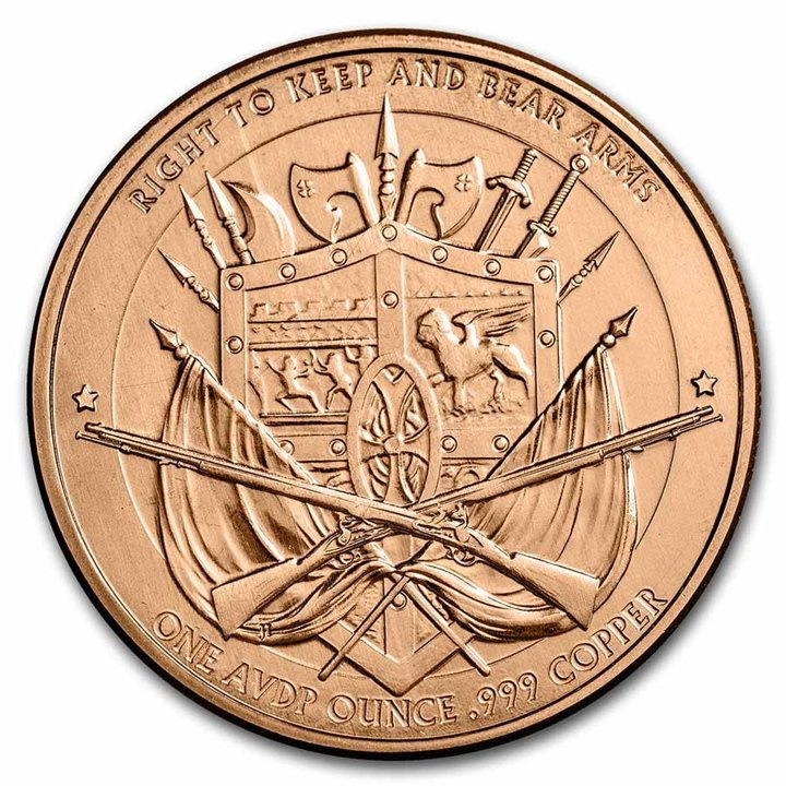 Founders of Liberty: Cicero - Keep & Bear Arms 1 uncja Miedzi