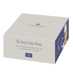 The Royal Tudor Beasts: Seymour Panther 2 oz Silber 2022 Proof 