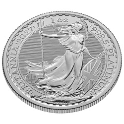 Moneta in Platino Britannia 1 oncia Platino 2027