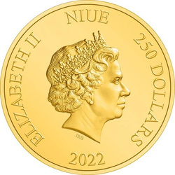 Niue: Hawksbill Turtle 1 oz Gold 2022