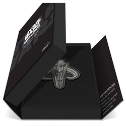 Niue: Star Wars The Mandalorian - Mythosaur 2 oz Silver 2023 Antiqued Shaped Coin