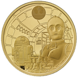 Star Wars: R2-D2 e C-3PO 1 oncia d'oro 2023 Proof