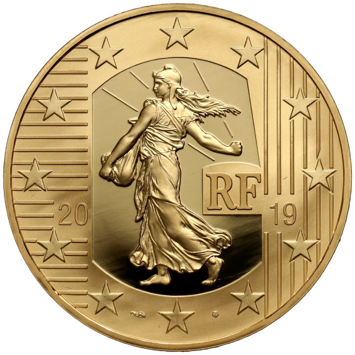 Francja: Franc Germinal 1 uncja Złota 2019 Proof