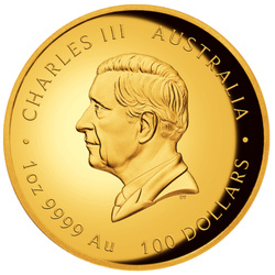 Perth Mint: Lunar III - Anno del Serpente 1 oncia d'oro 2025 Proof High Relief