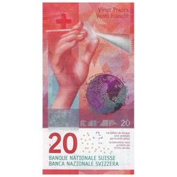 Bancnot Elveția 20 franci elvețieni (20 CHF) circulat