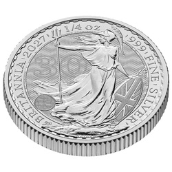 Silver Coin Britannia 1/4 oz Silver 2027