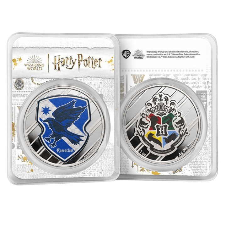Harry Potter-házak: Ravenclaw színes 1 uncia ezüst 2025 Prooflike