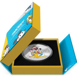 Niue: Disney Mickey & Friends -The Sensational Six colored 3 oz Silver 2023 Proof