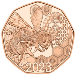 Waggle Dance 5 Euro Cobre 2023