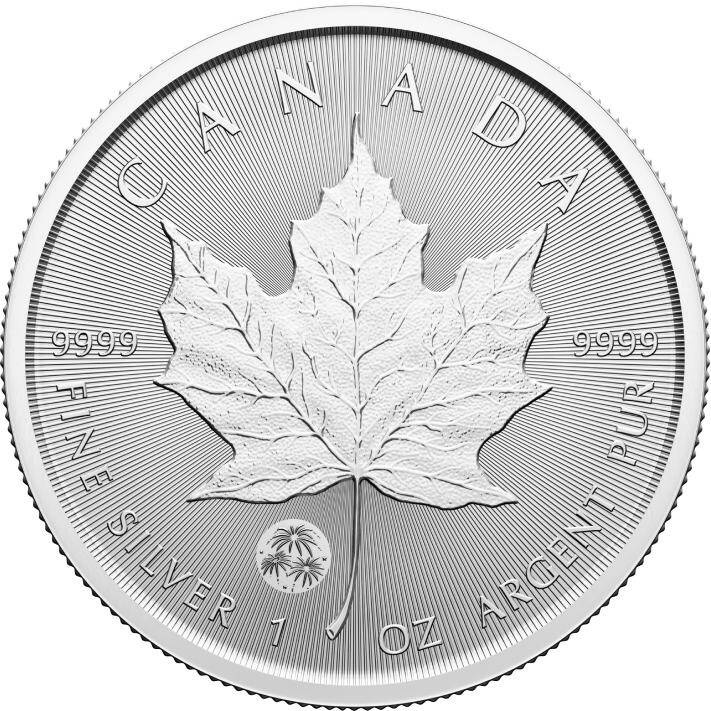 Treasured Canadian Maple Leaf 1 oz Silver 2024 Congratulations Privy Mark (First Strikes)