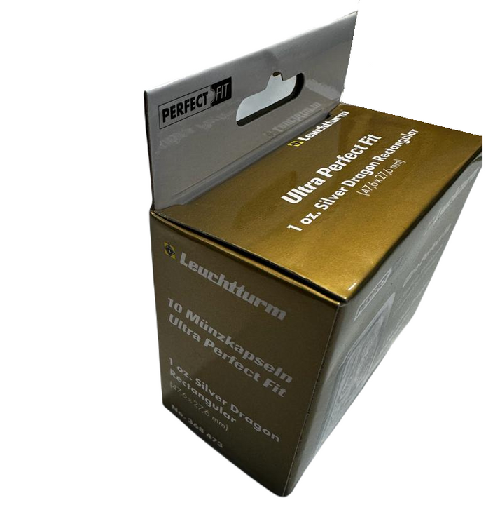 Leuchtturm - Capac din plastic pentru lingou monedă Dragon Ultra Perfect Fit 10 bucăți