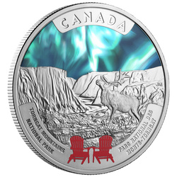 Canada’s National Parks - Parcul Național Munții Torngat colorată 1 oz Argint 2026 Proof