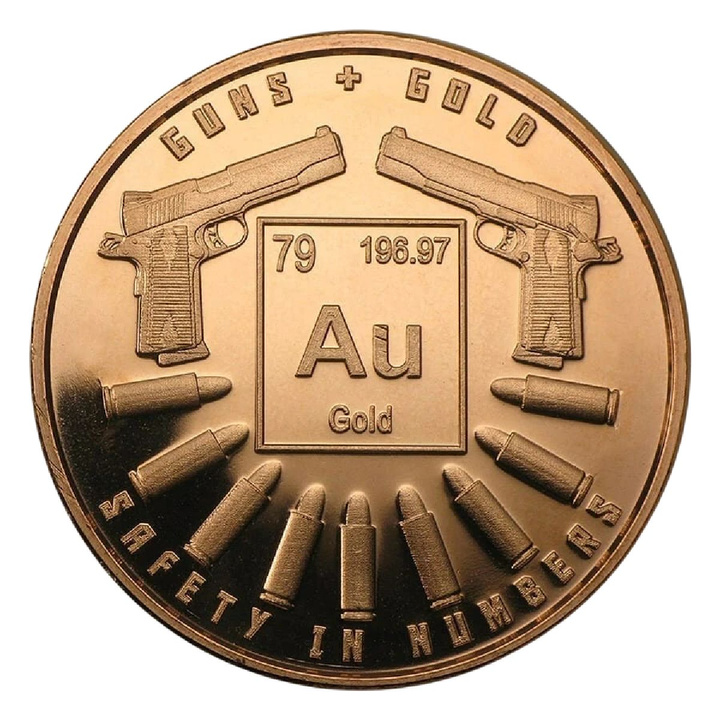 La sicurezza nei numeri: armi e oro 1 oncia di rame