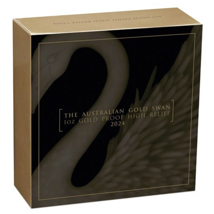 Swan 1 oz Gold 2024 Proof High Relief