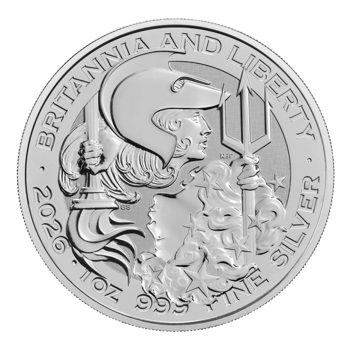 Britannia and Liberty 1 oz сребро 2026