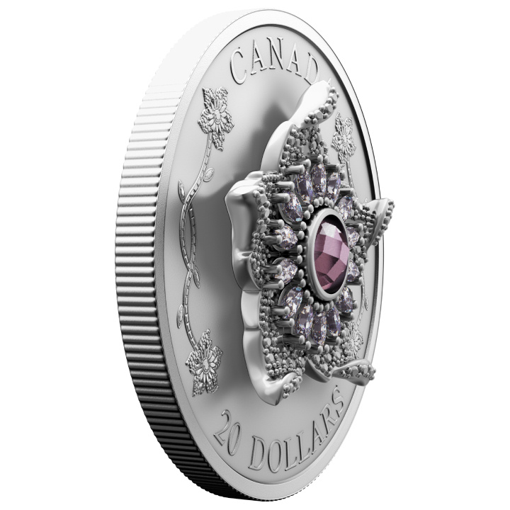 Kanada: Williamson Diamond Brooch 20 dolláros ezüst 2025 Matte Proof