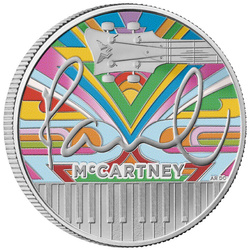 Paul McCartney kolorowany 1 uncja Srebra 2024 Proof