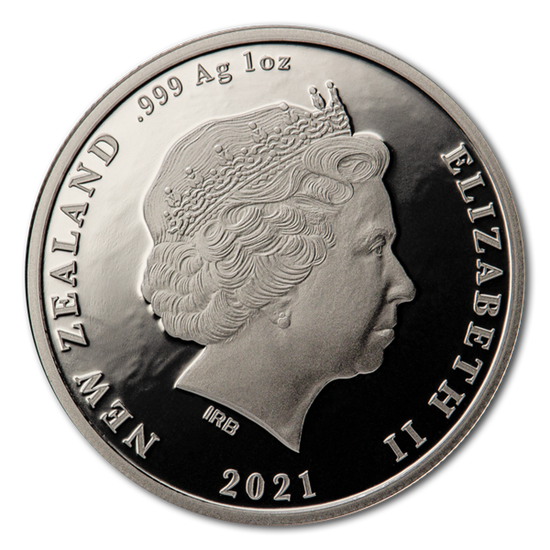 Pohutukawa színes 1 uncia ezüst 2021 Proof