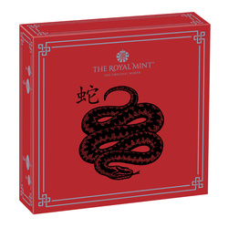 Royal Mint Lunar: Anno del Serpente 1 oncia d'argento 2025 Proof