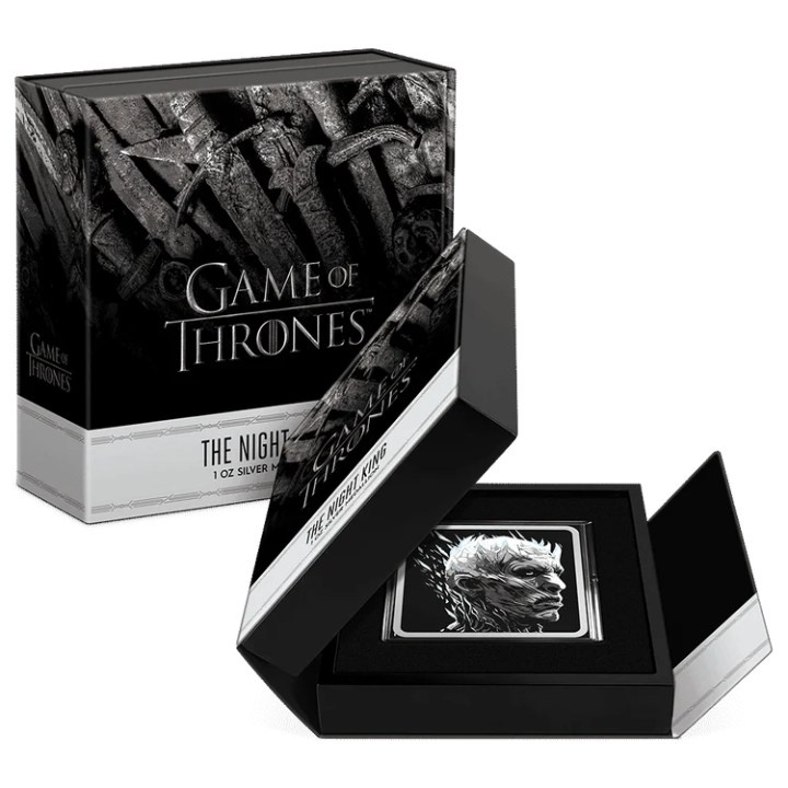 Game of Thrones - The Night King coloured 1 oz Silber 2022 Proof