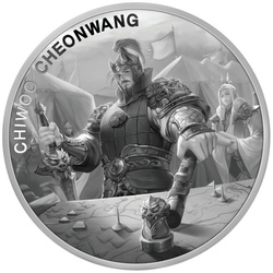 Corea del Sud: Chiwoo Cheonwang 1 oncia d'argento 2023